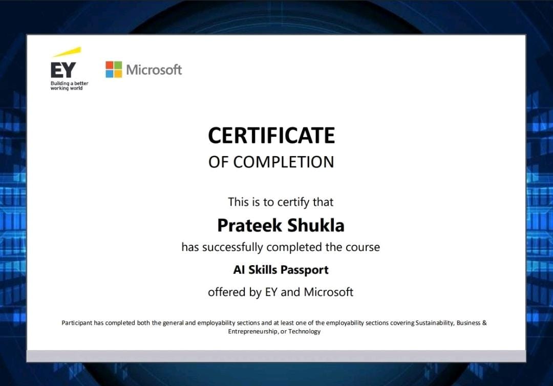 EY Microsoft AI Skills Passport